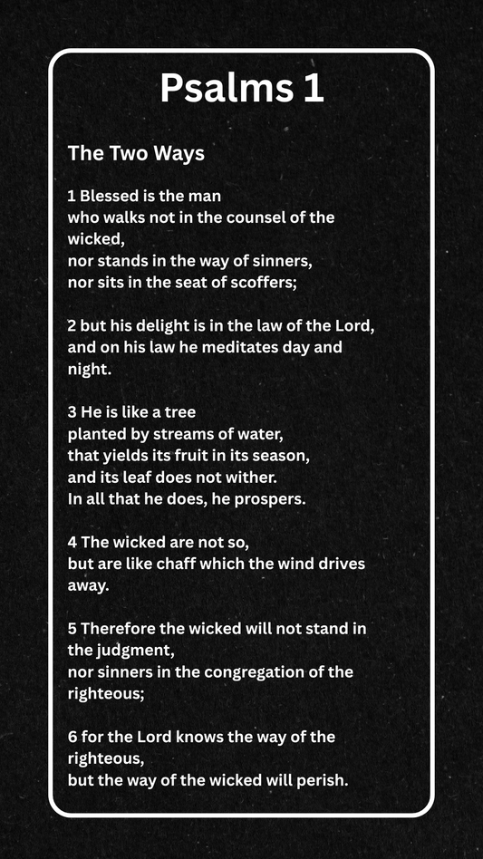 Psalms 1 Phone Wallpaper